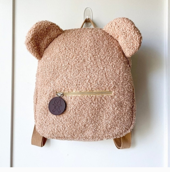 Handbags - NEW Sherpa Fleece Bear Backpack